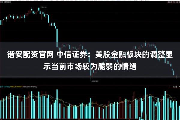 锴安配资官网 中信证券:美股金融板块的调整显示当前市场较为脆弱的情绪